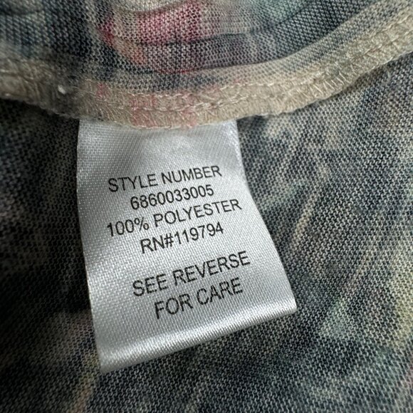 One World Women's Tunic Blouse Pullover Half Sleeve Size Large Beautiful - Picture 8 of 9